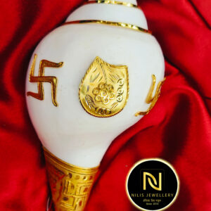 Srilankan Kulo Badya Sankha – Usable Pujo Conch Shell | Artisan-Made & Polished Finish