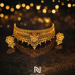 Nilis Jewellery – Pushpanjali Gala Bandh Choker Set