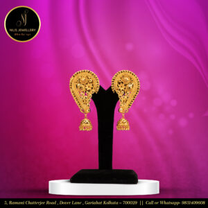 Floral Dangling Earrings – Fine Detailing with 1-Year Color Warranty