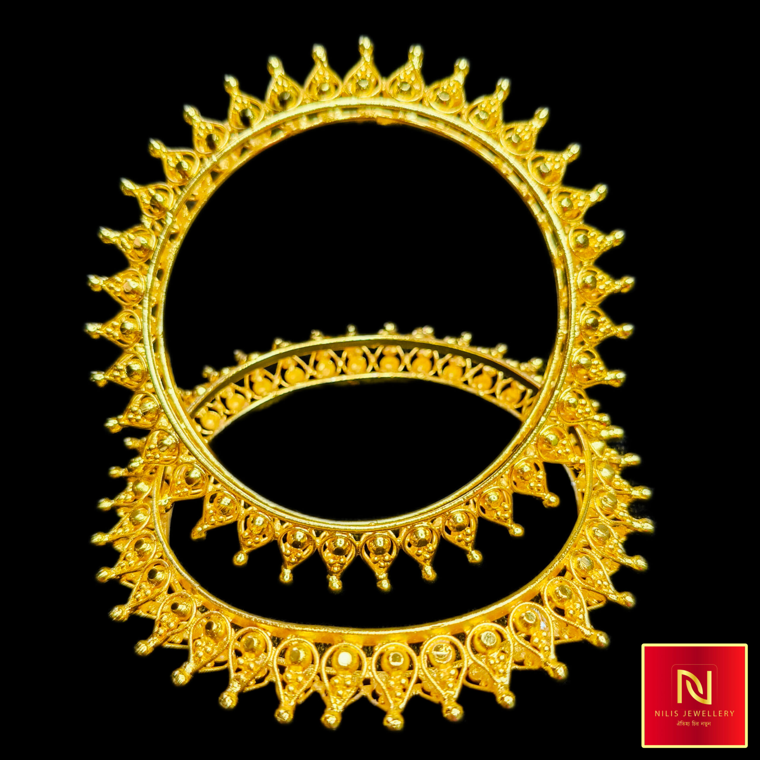 Konkan Bangle – Traditional Elegance | 1.5gm Gold Polish