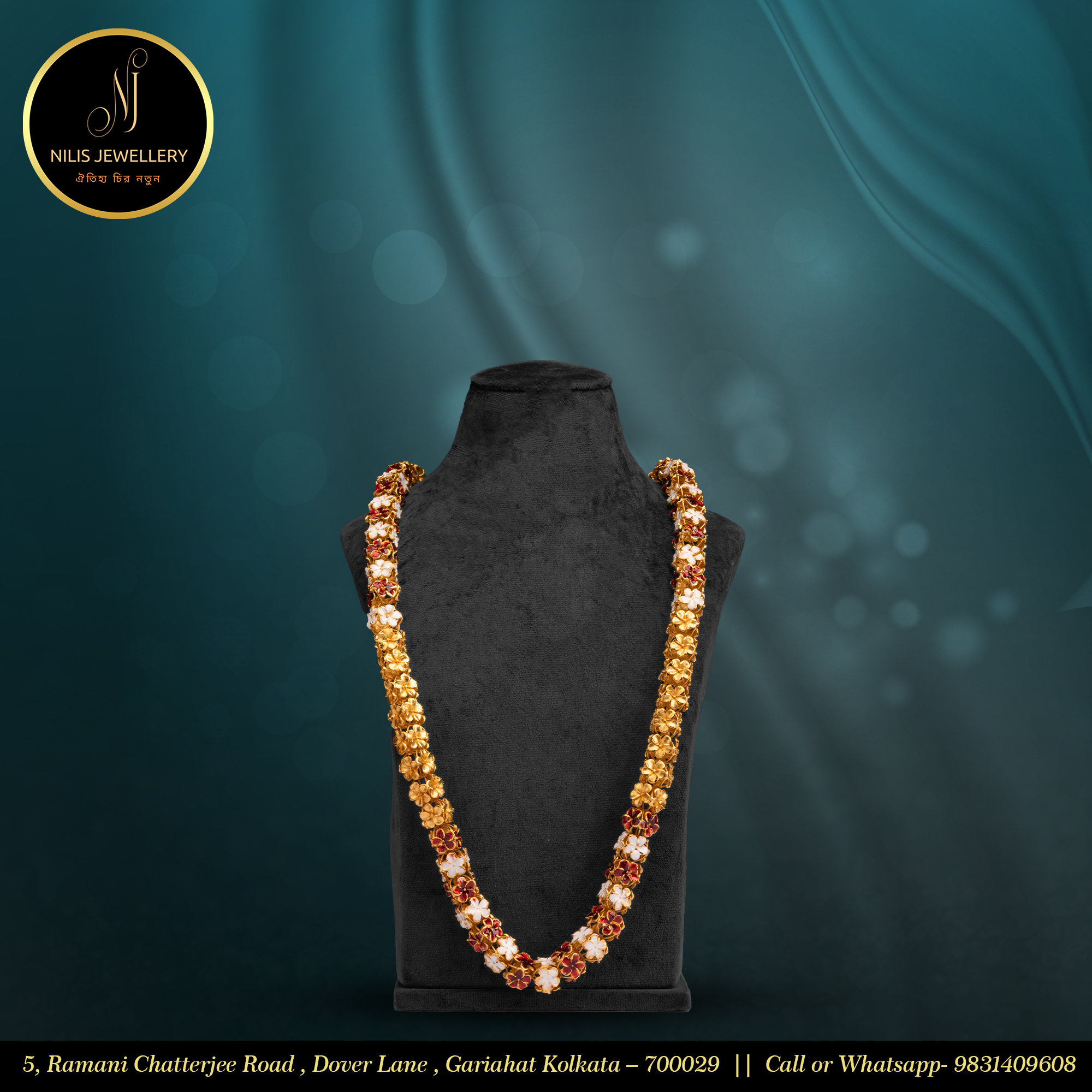 MOP Chain with Minakari – 30 inch & 36 inch