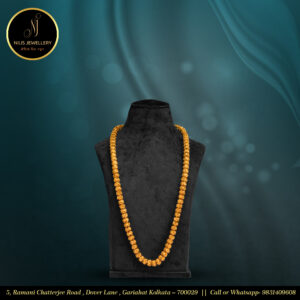 Rose Chain – Floral Motif Gold Polish Chain (30” & 36”)