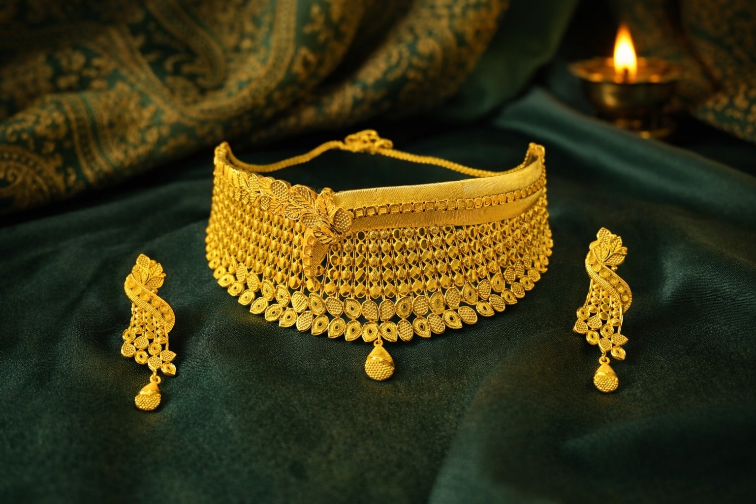 Dubai Gala Band Heavy Choker