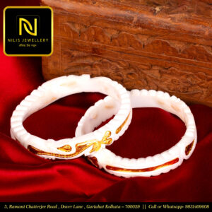 Original Sankha Bangles – Peacock Design (No Meenakari)