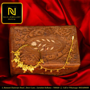 Traditional Flower Nath – 1.5 gm Gold Polish