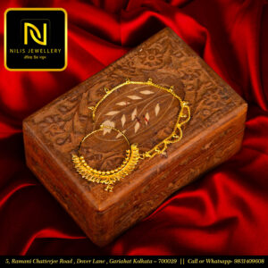 Classic Designer Nath – 1.5 gm Gold Polish