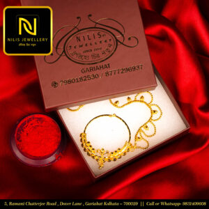 Designer Traditional Nath – 1.5 gm Gold Polish