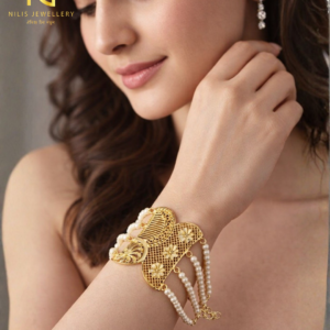 Pearl & Filigree Statement Bracelet