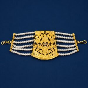 6-Line Pearl Mantasha – Premium Golden Finish - #41