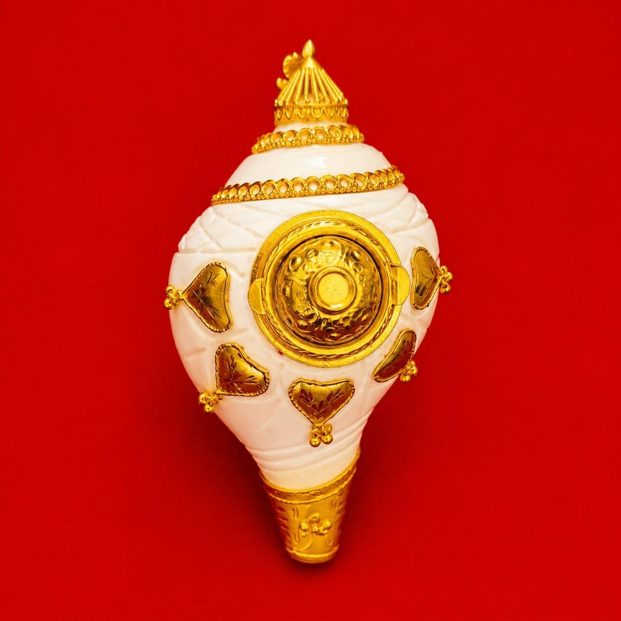 Srilankan Jal Sankhya Opor Sindoor Kouto – Handmade - #53 - Image 3