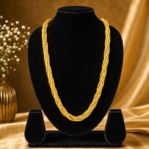 1.5 Gram Golden 36 Inch Designer Long Mof Chain - #5