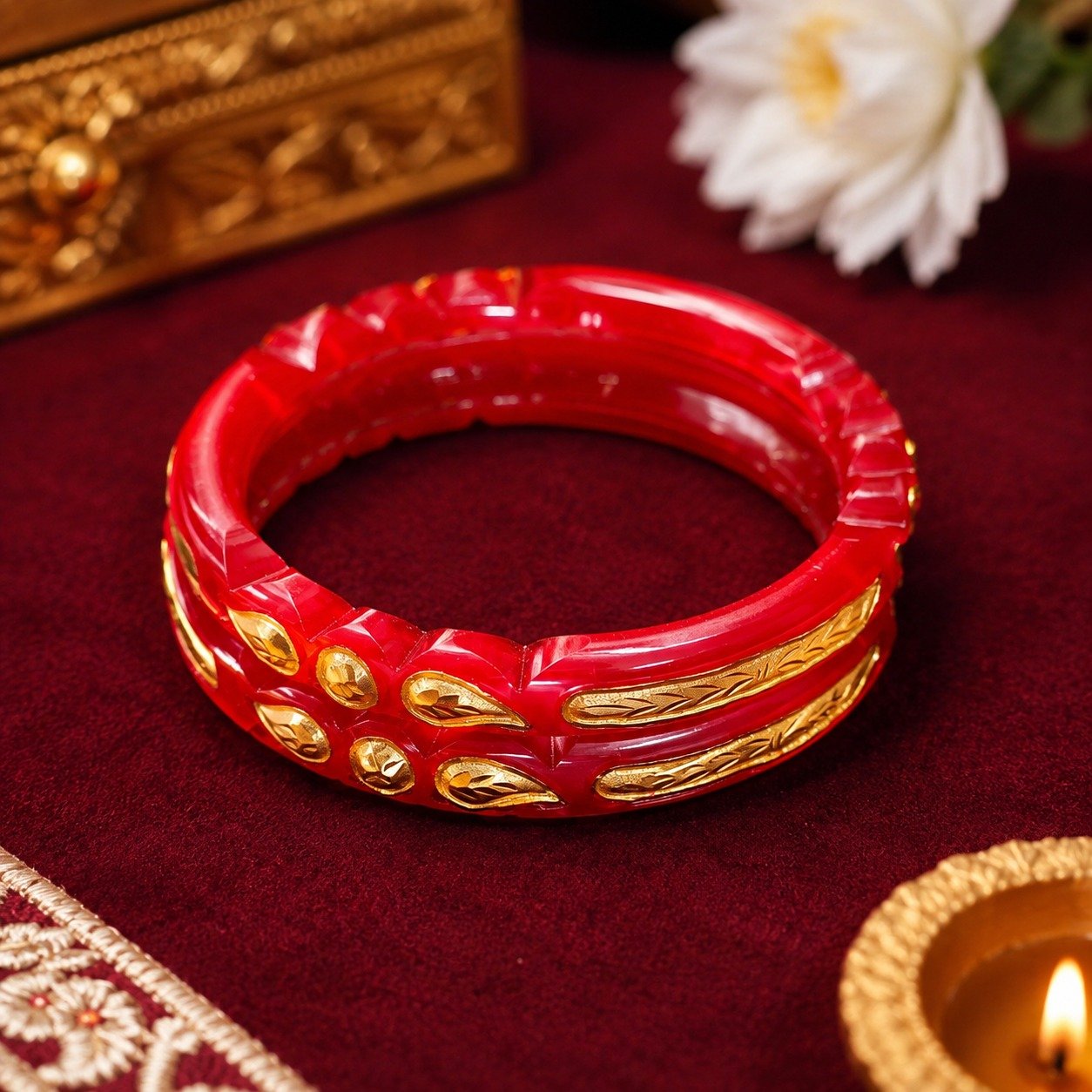 Premium Quality Designer Pola – 1 Pair -#27 - Image 3