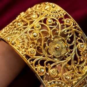 Designer Golden Half-Glass Chur -#65