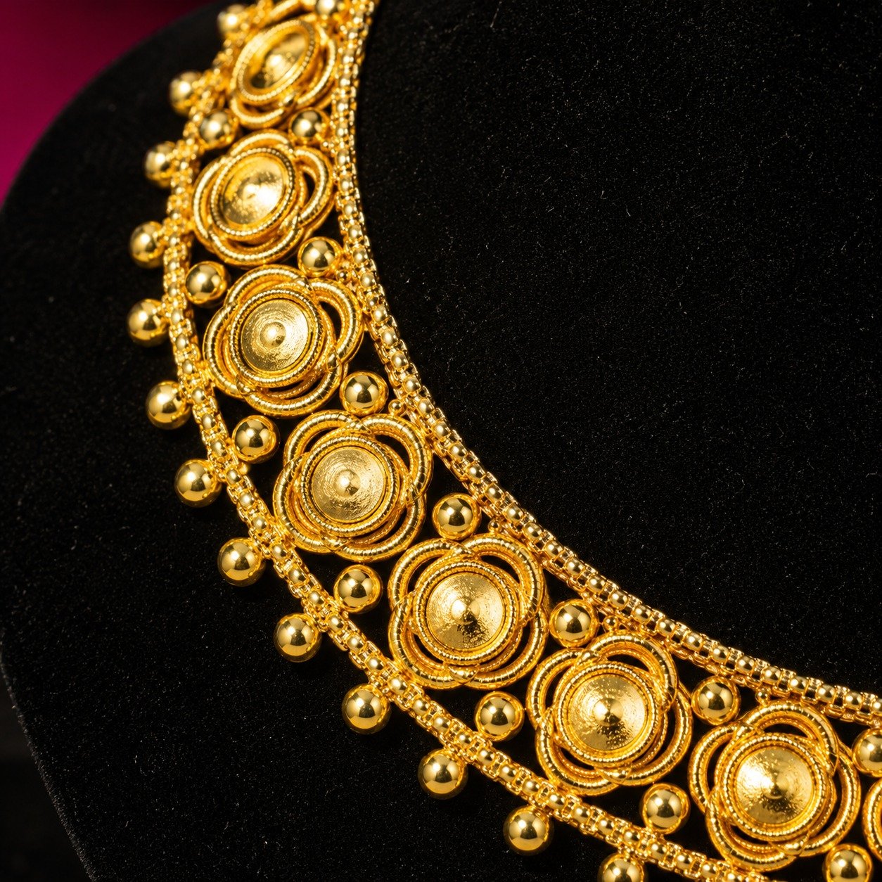 Handcrafted 1.5 GM Golden Jewellery -#77 - Image 4