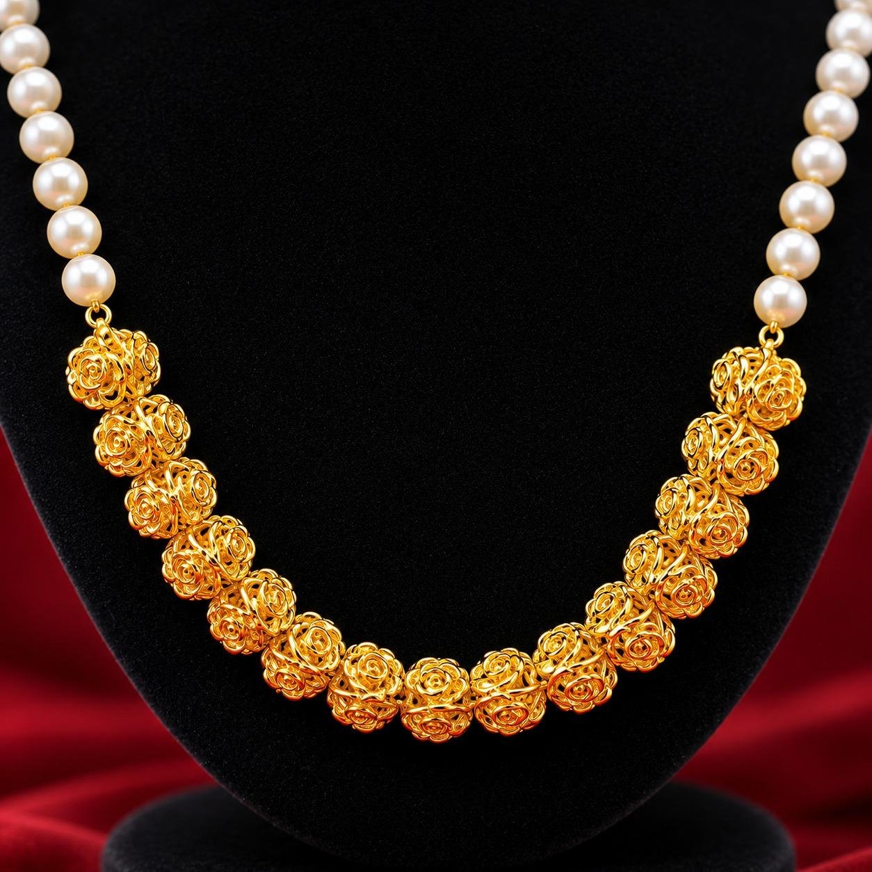 36-Inch Designer Mof Chain – Golap Pearl Design -#35 - Image 4
