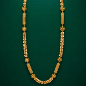 36 Inch Medium Suili Fuler Mof Chain – Golden with Mine - #23