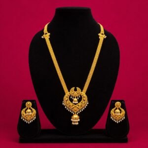 Kanbali Designer Long Set with Pearl Set - #52