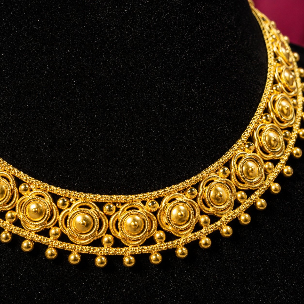 Handcrafted 1.5 GM Golden Jewellery -#77 - Image 2