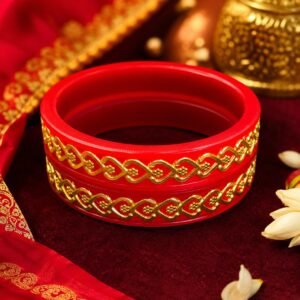 Love Design Premium Quality Pola – Designer Traditional Bangle -#26