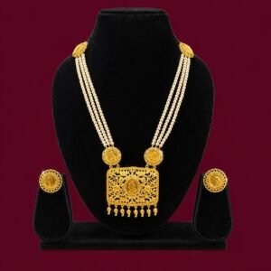 7-Piece Gini Setting 3-Line Pearl Long Set – Banedi Design - #38