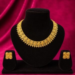 Handcrafted 1.5 GM Golden Jewellery -#77