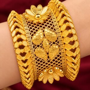 1.5 GM Golden Concon Khilan Glass Chur – Handcrafted by Nilis Jewellery -#126
