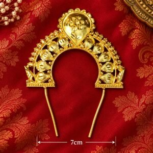 1.5gm Golden Designer Traditional Mukut #103