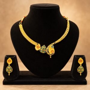 1.5 GM Meena Necklace Set – Nilis Jewellery - #149